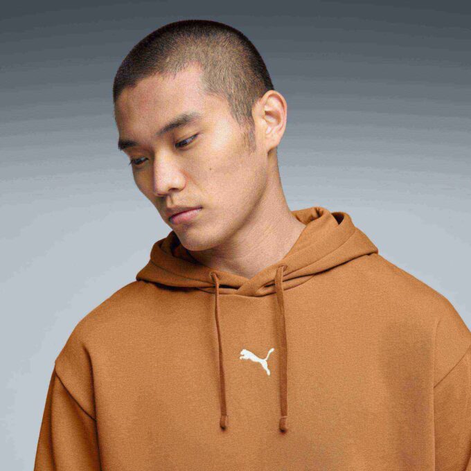 Sudadera con capucha de forro polar Essentials Relaxed para hombre Sudadera con capucha de forro polar Essentials Relaxed para hombre