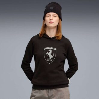 Sudadera con capucha de forro polar para mujer de la Scuderia Ferrari Motorsport
