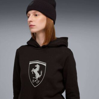 Sudadera con capucha de forro polar para mujer de la Scuderia Ferrari Motorsport