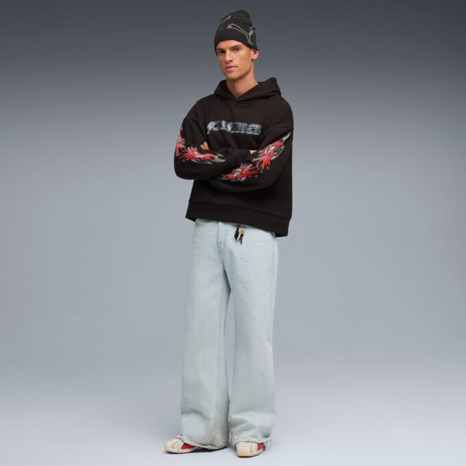 Sudadera con capucha de forro polar PUMATECH-X para hombre