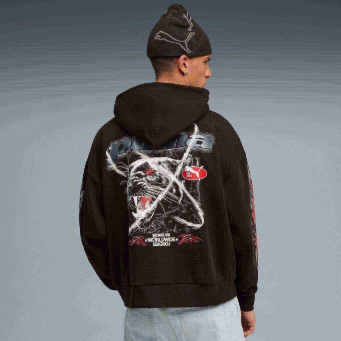 Sudadera con capucha de forro polar PUMATECH-X para hombre