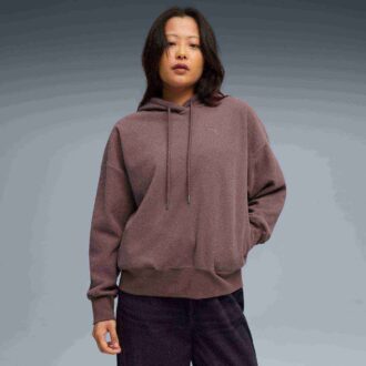 Sudadera con capucha de polar para mujer