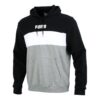 Sudadera con capucha Double Down «Gris, negro y blanco»