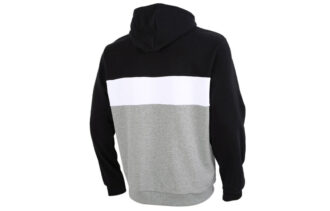 Sudadera con capucha Double Down «Gris, negro y blanco»