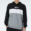 Sudadera con capucha Double Down «Gris, negro y blanco»