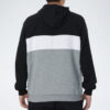 Sudadera con capucha Double Down «Gris, negro y blanco»