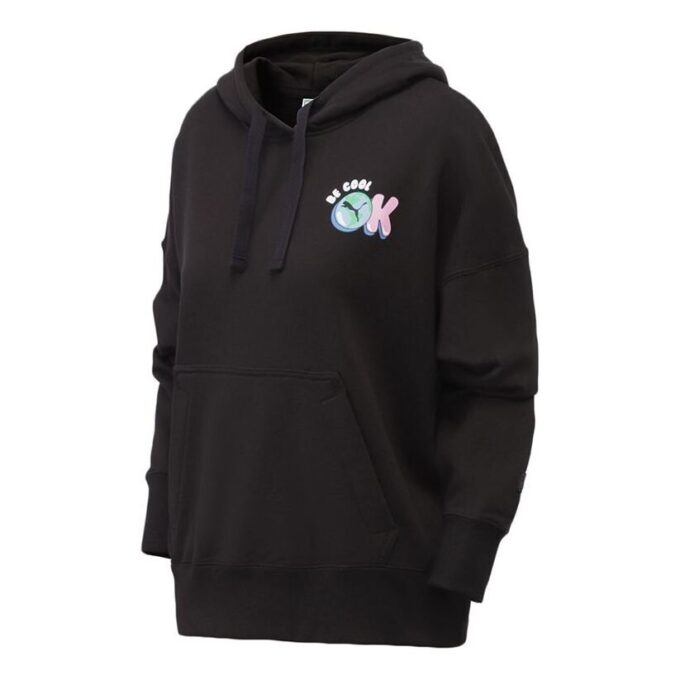Sudadera con capucha Downtown Graphic «Negro, azul y rosa» (WMNS)