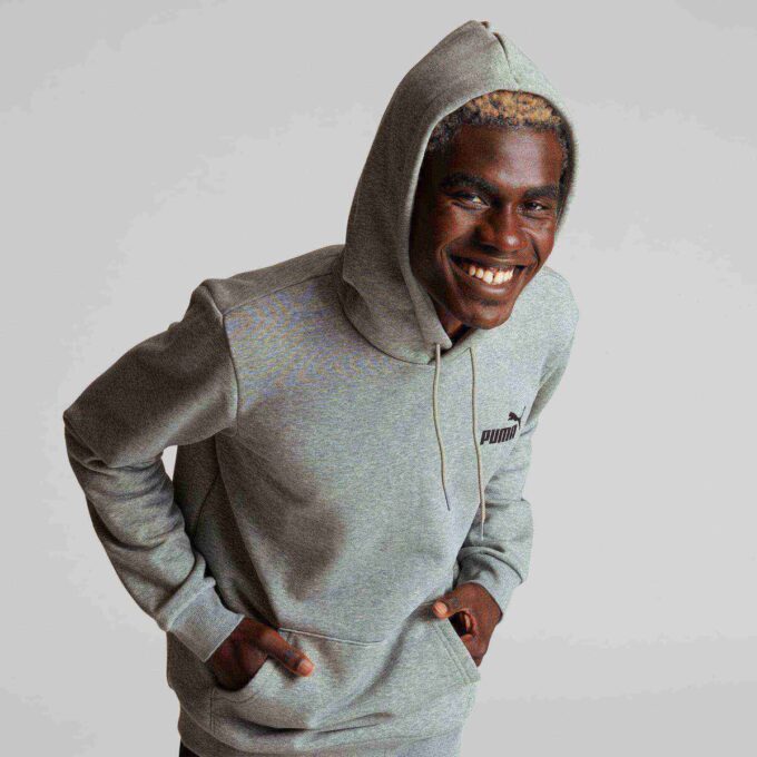 Sudadera con capucha Essentials con logotipo pequeño para hombre