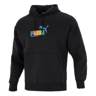 Sudadera con capucha Essentials Rainbow «Negra»