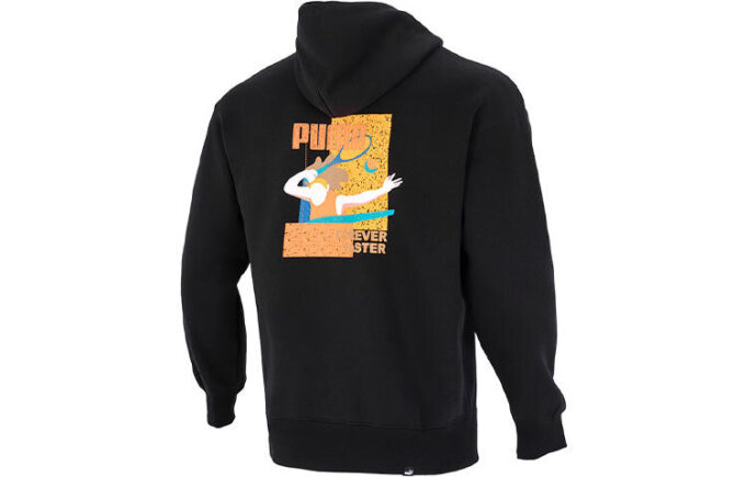 Sudadera con capucha Essentials Rainbow «Negra»