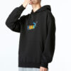 Sudadera con capucha Essentials Rainbow «Negra»