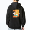 Sudadera con capucha Essentials Rainbow «Negra»