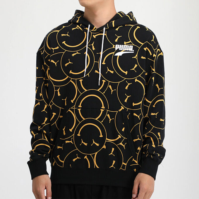 Sudadera con capucha estampada Club AOP TR «Negra»