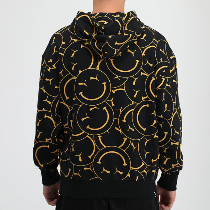 Sudadera con capucha estampada Club AOP TR «Negra»