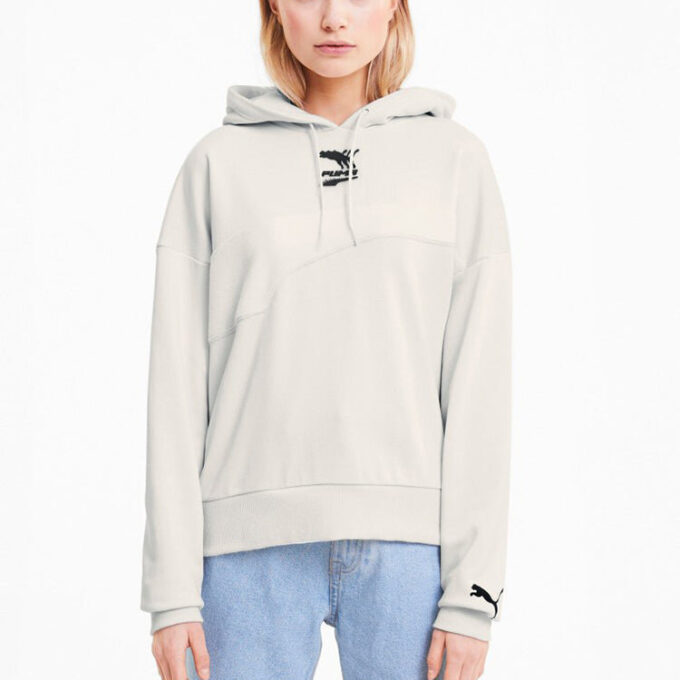 Sudadera con capucha Evide «Blanca» para mujer