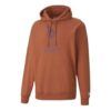 Sudadera con capucha gráfica del centro «Marrón»
