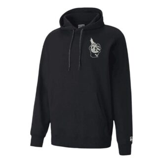 Sudadera con capucha gráfica Downtown «Negra»