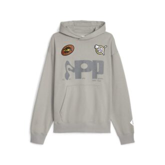 Sudadera con capucha gráfica PUMA x PERKS AND MINI «Gris hormigón»