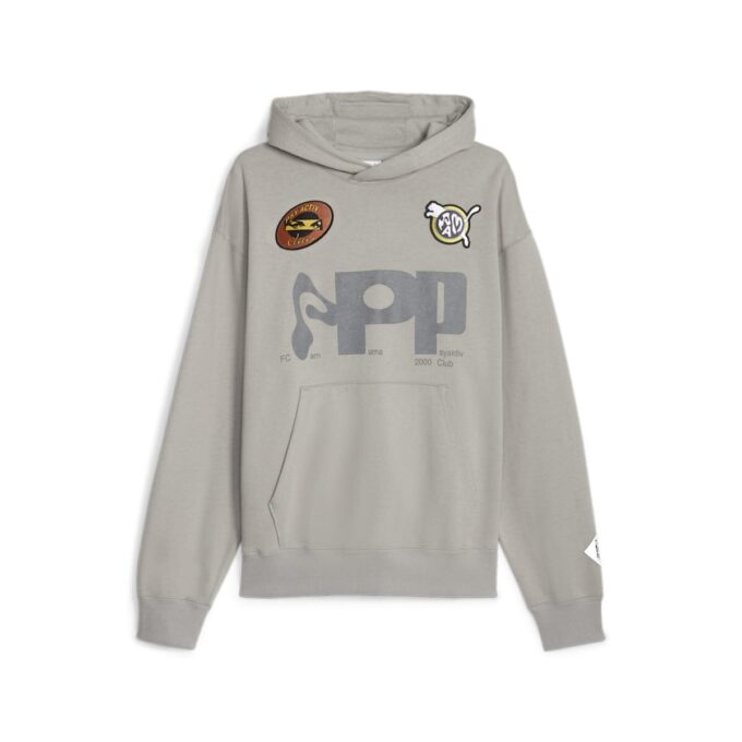 Sudadera con capucha gráfica PUMA x PERKS AND MINI «Gris hormigón»