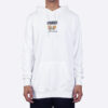 Sudadera con capucha gráfica Trend Aop «Blanco, negro y amarillo»