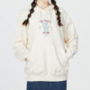 Sudadera con capucha holgada con gráfico «White» (WMNS)