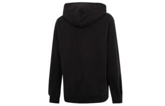 Sudadera con capucha holgada y estampado «Negro» (WMNS)