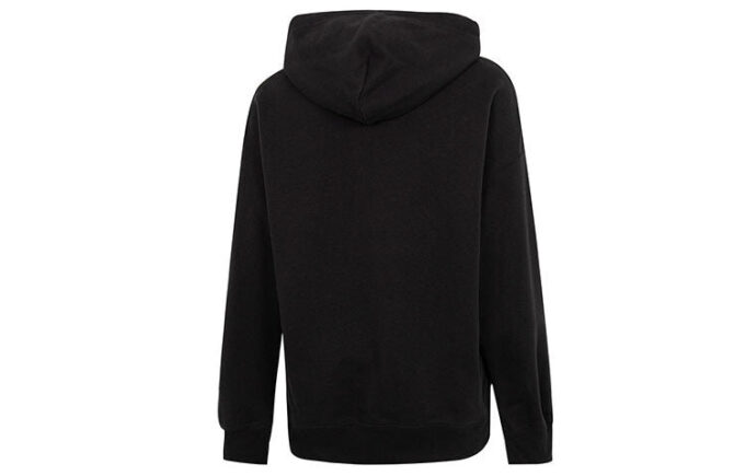 Sudadera con capucha holgada y estampado «Negro» (WMNS)