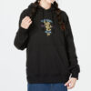 Sudadera con capucha holgada y estampado «Negro» (WMNS)