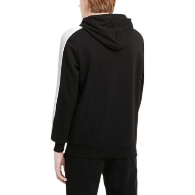 Sudadera con capucha icónica T7 «Negro y blanco»