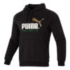 Sudadera con capucha informal con logo estampado «Negro y blanco»
