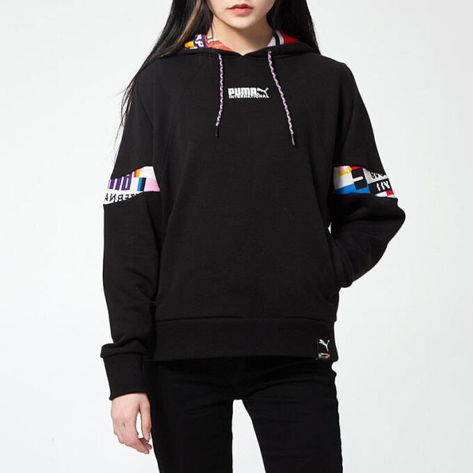 Sudadera con capucha internacional «Black White» (WMNS)