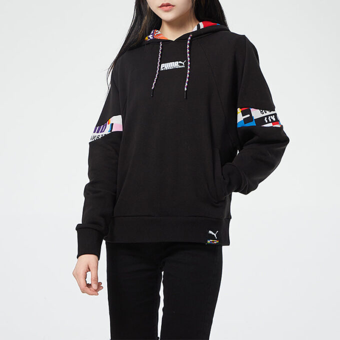 Sudadera con capucha internacional «Black White» (WMNS)