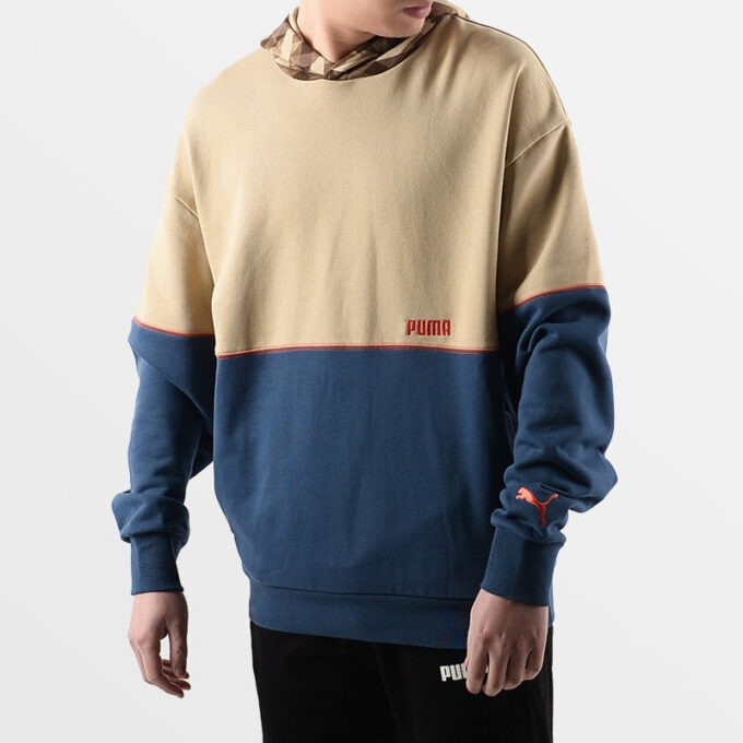 Sudadera con capucha Kontrast «Azul tostado»