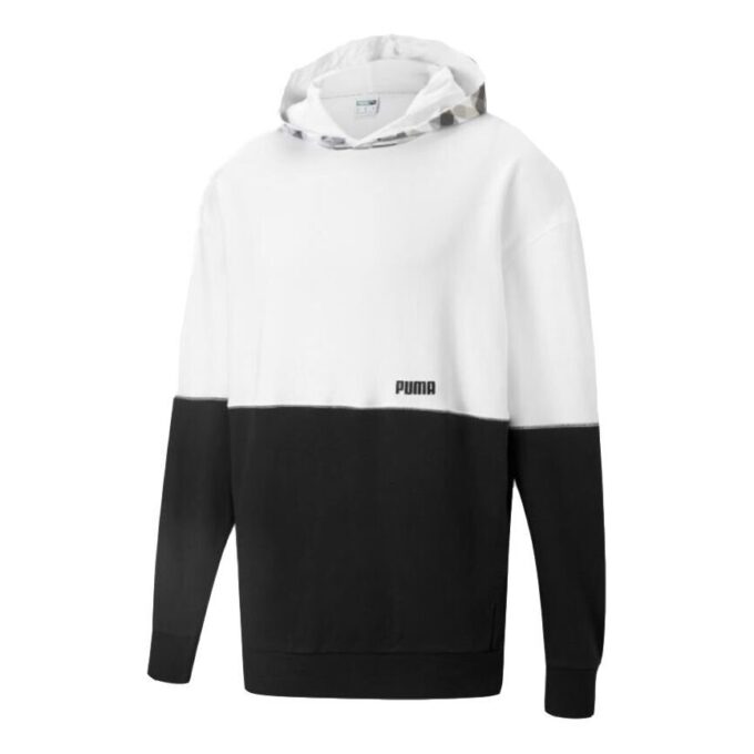 Sudadera con capucha Kontrast «Blanco y negro»