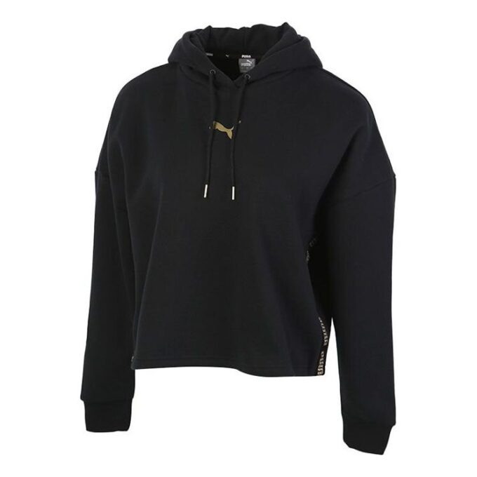 Sudadera con capucha Metallic Nights «Black Gold» (Mujeres)