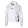 Sudadera con capucha Metallic Nights «White Gold» (Mujeres)