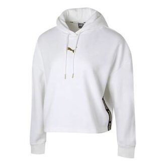 Sudadera con capucha Metallic Nights «White Gold» (Mujeres)