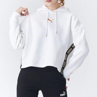 Sudadera con capucha Metallic Nights «White Gold» (Mujeres)