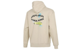 Sudadera con capucha oversize con logo gráfico «Beige»