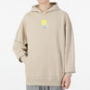 Sudadera con capucha oversize con logo gráfico «Beige»