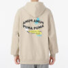 Sudadera con capucha oversize con logo gráfico «Beige»