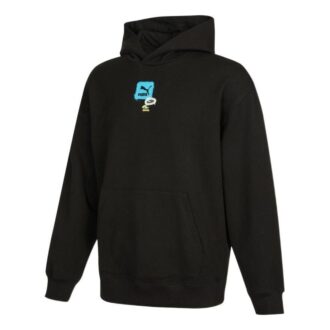 Sudadera con capucha oversize con logo gráfico «Black»