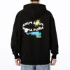 Sudadera con capucha oversize con logo gráfico «Black»