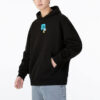 Sudadera con capucha oversize con logo gráfico «Black»