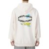 Sudadera con capucha oversize con logo gráfico «Blanca»