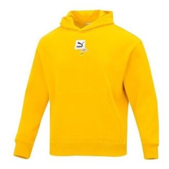 Sudadera con capucha oversize con logotipo gráfico «Amarillo»