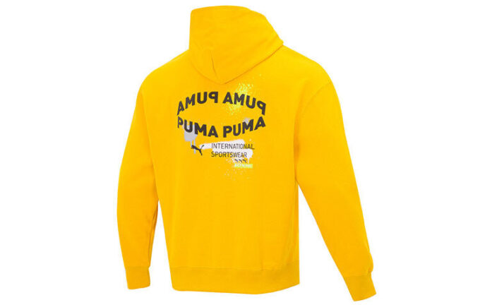 Sudadera con capucha oversize con logotipo gráfico «Amarillo»