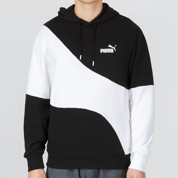 Sudadera con capucha Power Cat «Negra»