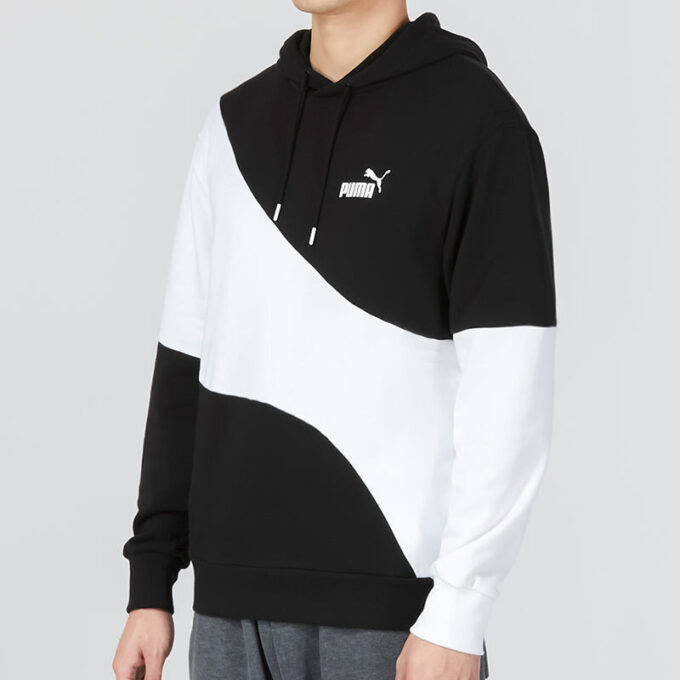 Sudadera con capucha Power Cat «Negra»