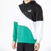 Sudadera con capucha Power Cat «Verde azulado»